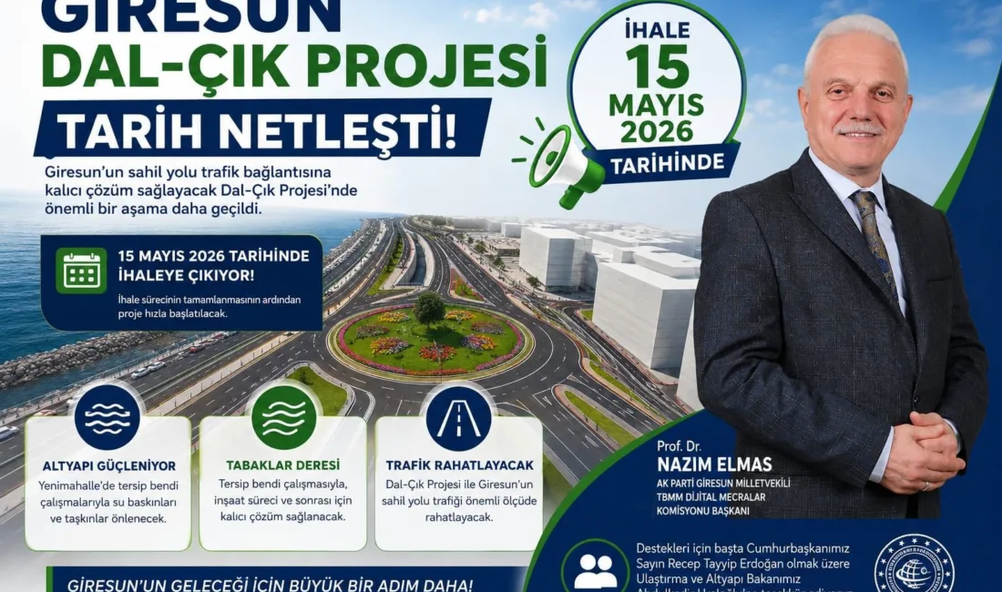 Giresun Dal-Çık Projesi için beklenen ihale tarihi netleşti. Şehir içi