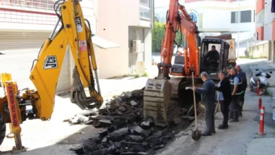 Giresun Belediyesi şehir genelinde altyapı ve üstyapı çalışmalarına aralıksız devam