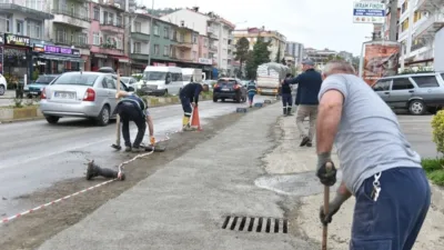Görele’de taşımalı doğalgaz sistemi için yürütülen altyapı çalışmalarında önemli bir