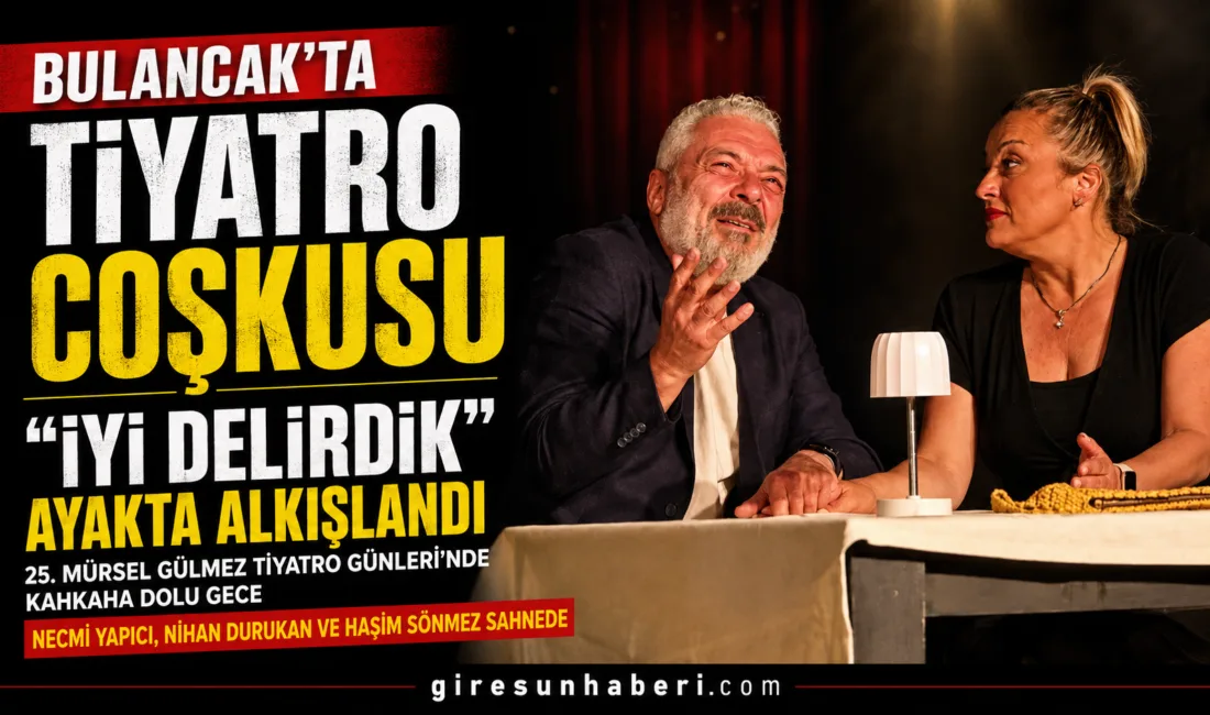 Bulancak Sanat Tiyatrosu’nun düzenlediği 25. Mürsel Gülmez Tiyatro Günleri, sanatseverleri