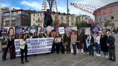 Giresun Kadın Meclisi, gerçekleştirdiği basın açıklamasında, Türkiye’de artan şüpheli kadın