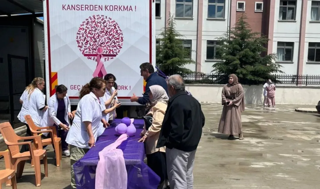 Sağlık Bakanlığı tarafından Giresun’a tahsis edilen Mobil Kanser Tarama Aracı,