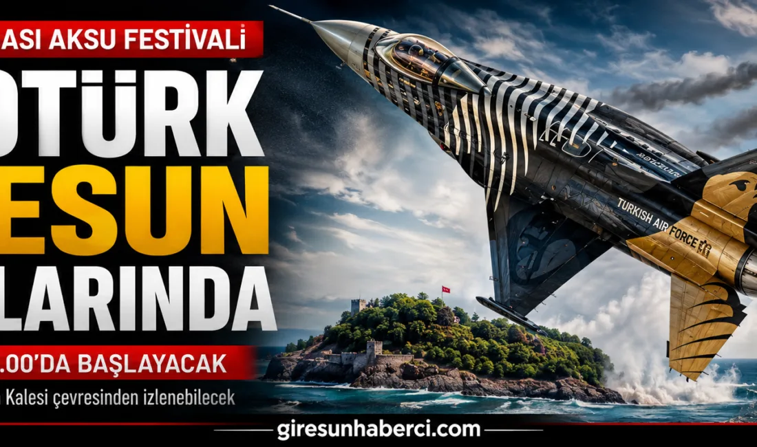 49. Uluslararası Giresun Aksu Festivali’nde heyecan bugün gökyüzüne taşınacak. Türk