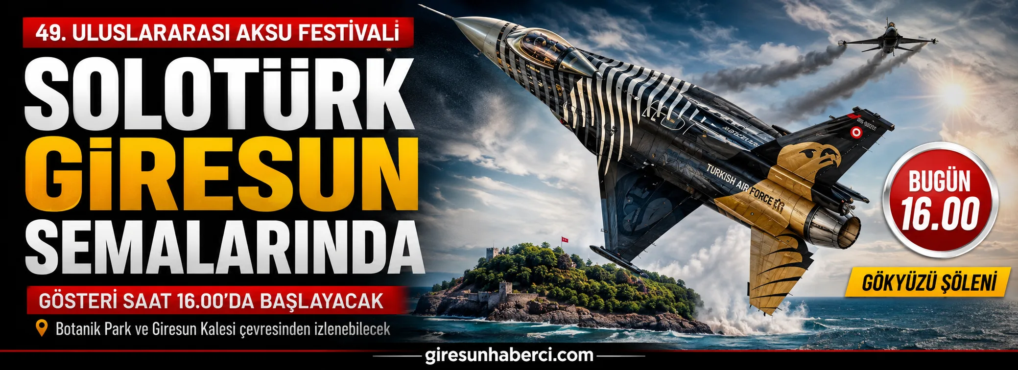 SOLOTÜRK Giresun Semalarında Uçacak