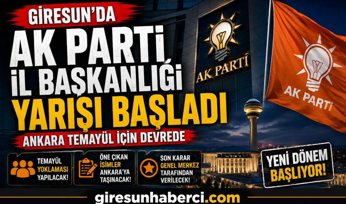 AK Parti Giresun İl Başkanlığı’nda Mete Bahadır Yılmaz sonrası yeni