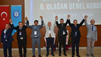 Sağlık-Sen Giresun Şubesi’nin 6. Olağan Genel Kurulu’nda mevcut başkan Ogün