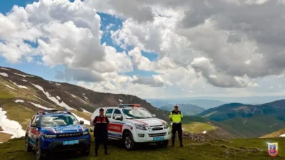 Giresun’un yüksek rakımlı dağlarında görev yapan jandarma ekiplerinin görüntüleri Jandarma