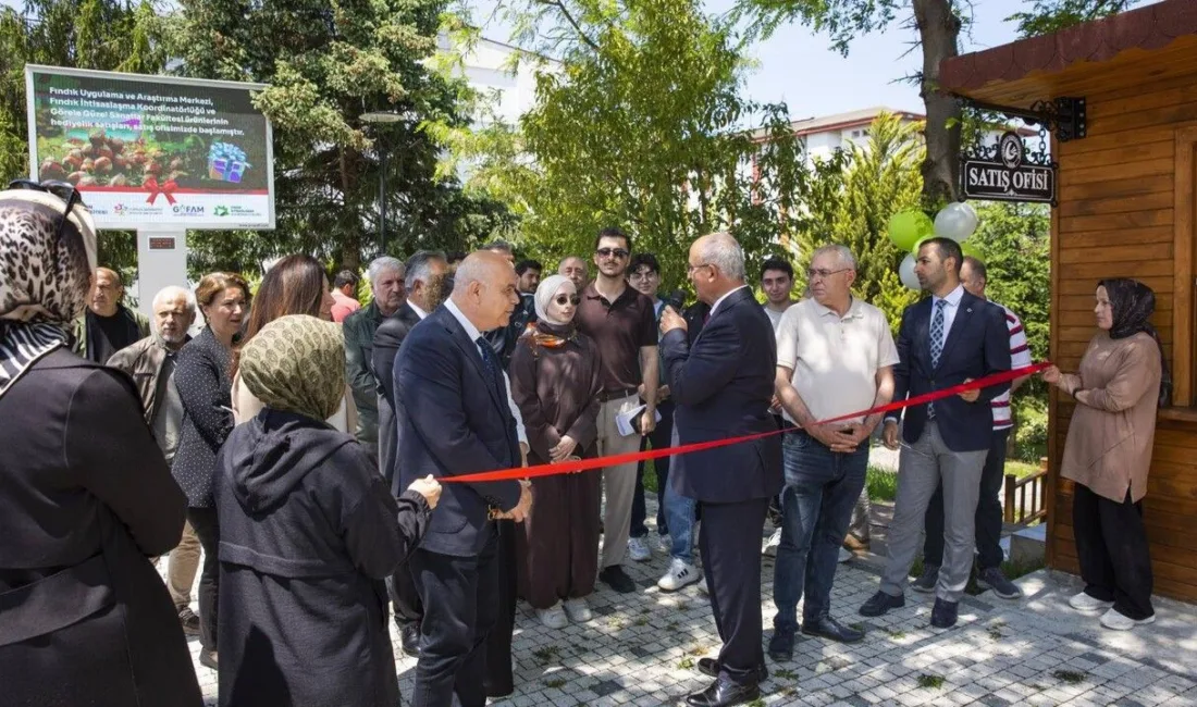 Giresun Üniversitesi, fındığı katma değerli ürünlere dönüştürme hedefiyle hazırladığı çalışmalarını