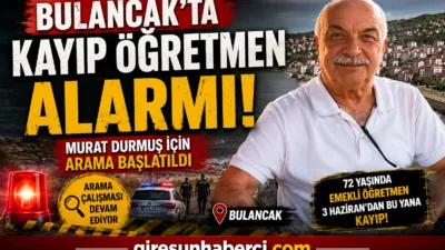 Bulancak’ta yaşayan 72 yaşındaki emekli öğretmen Murat Durmuş’tan 3 Haziran