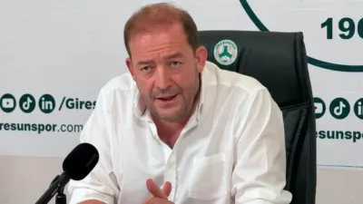 Giresunspor Başkanı Emin Eltuğral, kulübün iki lig birden gerilemesi nedeniyle