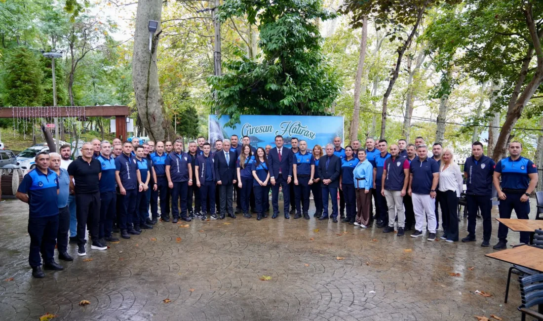 Giresun Belediye Başkanı Fuat Köse, Zabıta Haftası dolayısıyla düzenlenen kahvaltı