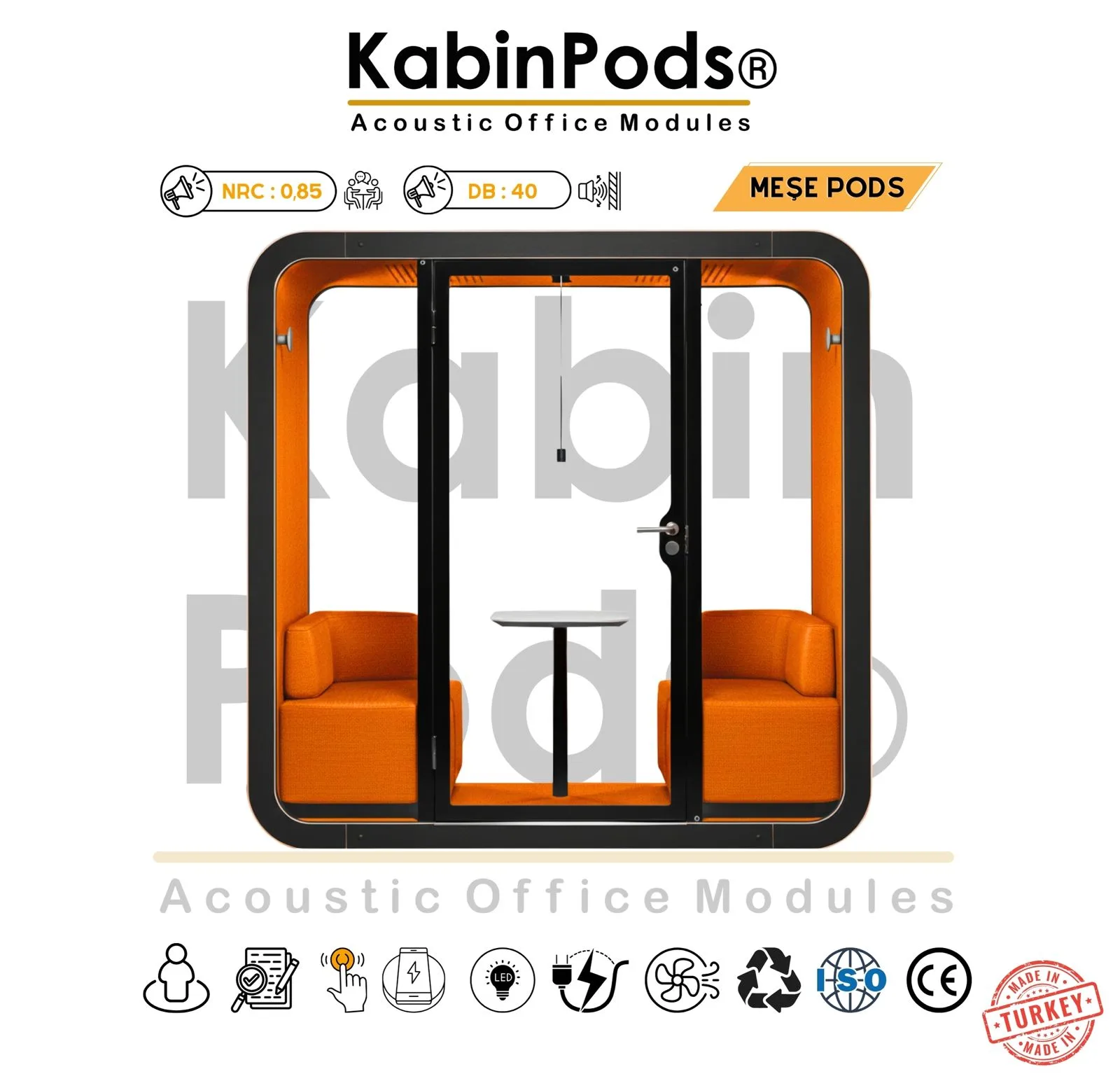 Toplantı Kabini | Hibrit Ofiste Takvim ve Ses Dengesi - KabinPods