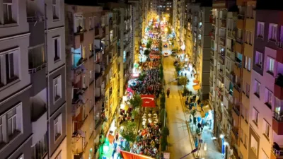 Giresun'da Cumhuriyet'in 103. yıl dönümü münasebetiyle düzenlenen yürüyüşe on binlerce