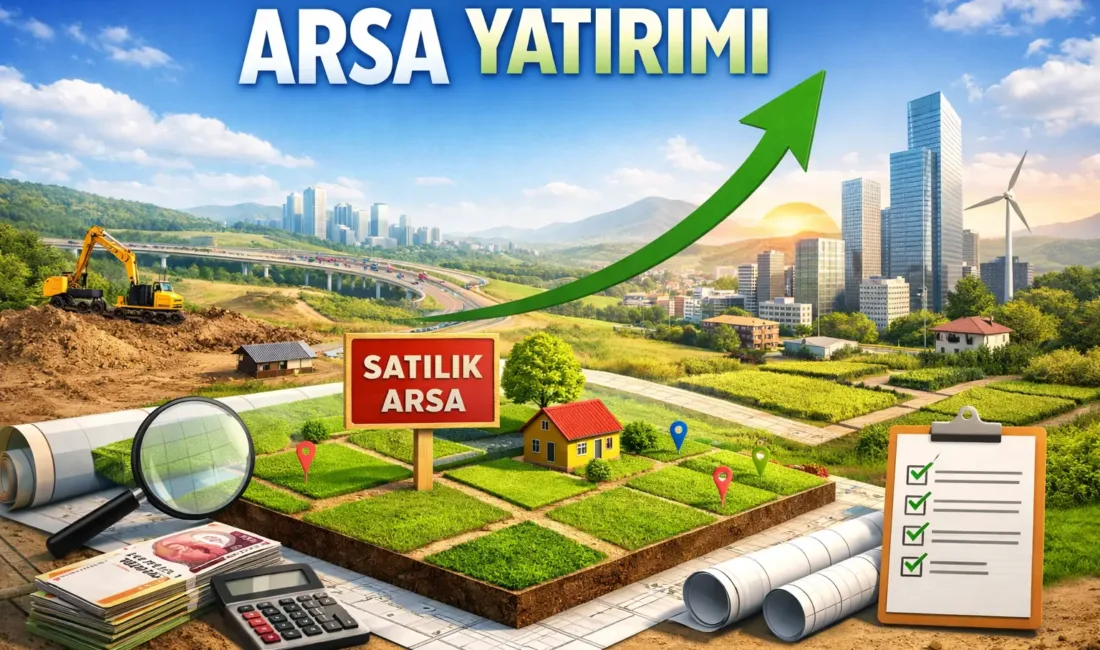 Gayrimenkul yatırımı yapmak isteyen kişiler için arsa satın almak, uzun