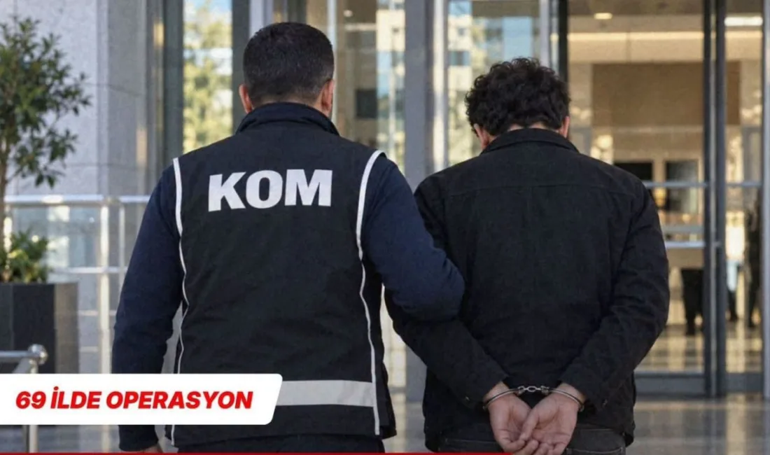 Giresun'un da aralarında bulunduğu 69 ilde 402 operasyonda 494 şüpheliye